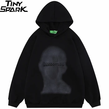 2023 мъже градинска hoody с качулка hoody сянка графичен hoody с качулка широки дрехи пуловер с качулка черно хип-хоп дрехи Y2K унисекс