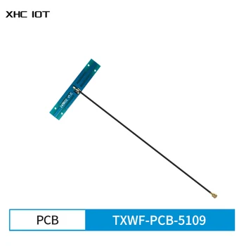 10ШТ Ненасочена антена 2,4 Ghz 5,8 Ghz ПХБ 2dBi 50 Устойчивост на Rf 1,13 2 Watts Интерфейс IPEX-1 XHCIOT TXWF-PCB-5109