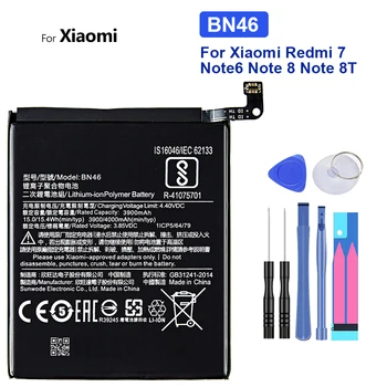 4000 ма BN46 Батерия За Xiaomi Redmi Note8 Note 8T 8 За Redmi 7 Redmi7 Note 6 Note6 Мобилен телефон Bateria 