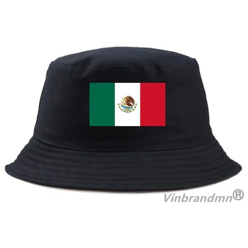 Знаме на Мексико бейзболни Шапки, Мъжки Дамски Детски Модни Шапки на стръмните-кофи Спортна Класическа Рибарска шапка Лятна Хипстерская шапка От Слънцето