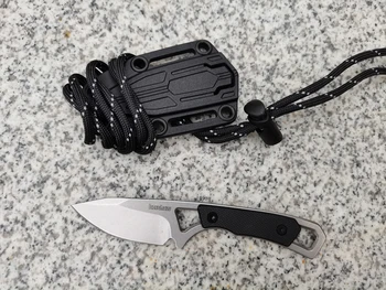 Тактически нож Kershaw 2085 8CR17MOV с острие от авиационен алуминий, ръкохватка за къмпинг, лов, оцеляване, спасяване, EDC, Инструментален нож