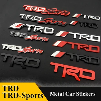 1бр 3D Метален TRD Авто лого на Скара Емблемата на Стикер Хромирана Автомобилна стикер Автомобилен Стайлинг за Toyota CROWN REIZ PRIUS, COROLLA PREVIA Camry