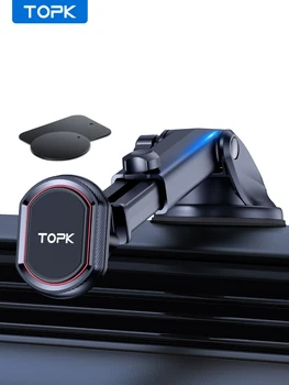 TOPK D37-X Универсален Кола за Телефон, Кука За Закрепване на отдушник, Телефон, Поставка За мобилен Телефон iPhone 14 13 11 Pro Max Xiaomi Huawei Samsung
