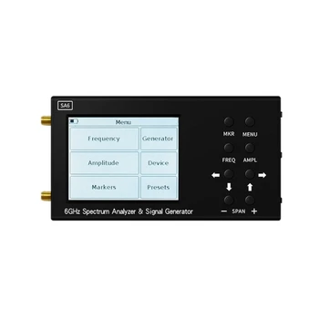 3.2-инчов сензорен цветен екран SA66G Анализатор на спектъра Wifi CDMA 35-6200 Mhz W3JD