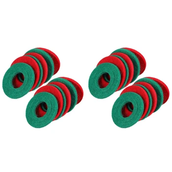 Антикорозионна шайби за клемм на батерията, 24 бр., защита клемм на батерията от влакна, 6 червени и 6 зелени