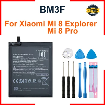 Батерия BM3F 3000 ма за Xiaomi 8 Mi 8 Explorer/Mi8 Pro BM3F, резервни батерии за телефони