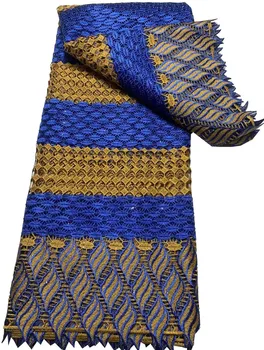 Нов дизайн на африканската шнуровой завързана кърпа, високо качество на Водоразтворими гипюровые ремък за нигерийски сватба, материали HLA151 Нов дизайн на африканската шнуровой завързана кърпа, високо качество на Водоразтворими гипюровые ремък за нигерийски сватба, материали HLA151 1