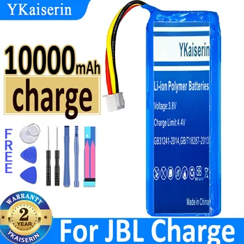 Батерия YKaiserin капацитет 10000 ма за подмяна на динамиката на JBL Charge Bluetooth Bateria 